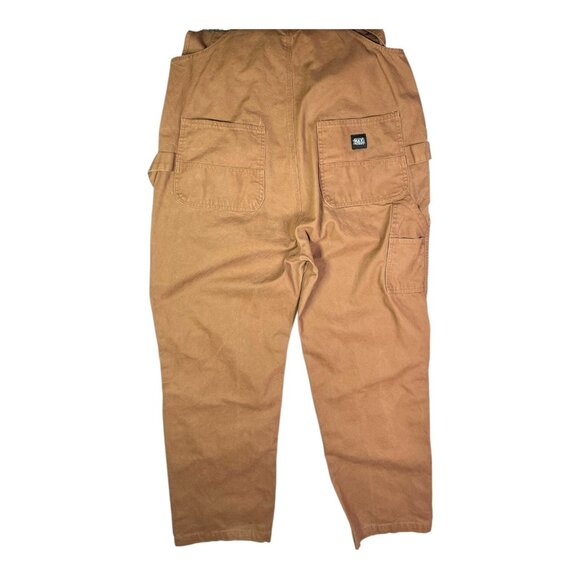 Key Size 40 Brown Cotton Overalls Carpenter *30.5" Inseam - Picture 5 of 16